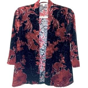 NEW Velvet Floral Jacket